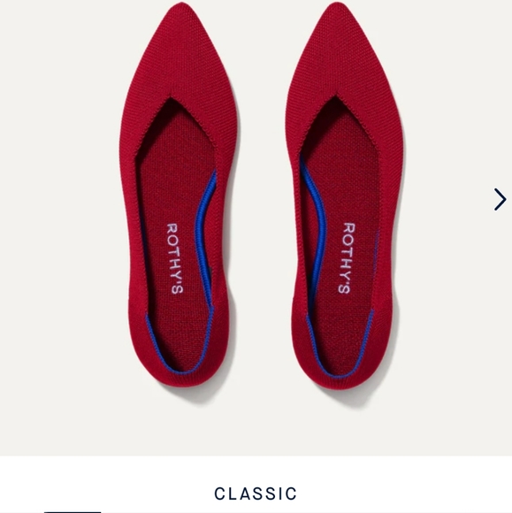 Rothys Red Point Flats size 8 EUC - Picture 11 of 11